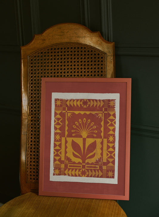 Sunburst Quilt, Poster